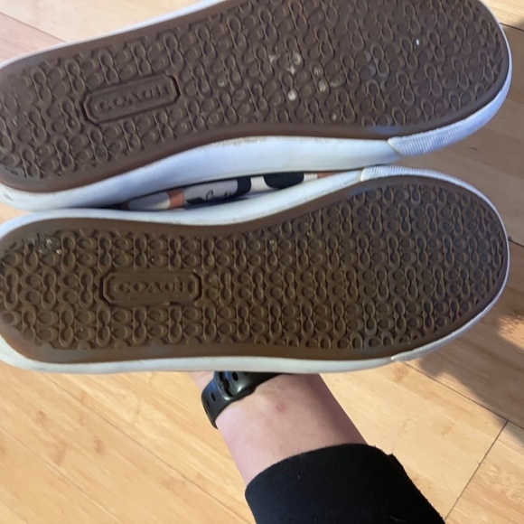 Vintage Y2K Women’s Size 6 Coach Monogram Logo Canvas Sneakers - Picture 5 of 7